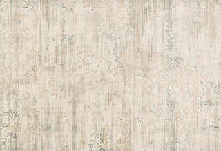 Loloi Kingston KT-02 Ivory / Stone Area Rug aerial 5-3 x 7-6