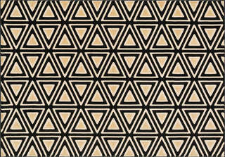 Loloi Goodwin GW-08 Black / Beige Area Rug aerial 5-3 x 7-7