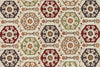 Loloi Francesca FC-16 Beige / Multi Area Rug aerial 5 x 7-6
