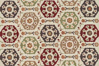 Loloi Francesca FC-16 Beige / Multi Area Rug aerial 5 x 7-6