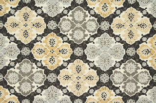 Loloi Francesca FC-25 Charcoal / Multi Area Rug aerial 5 x 7-6