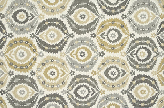 Loloi Francesca FC-26 Ivory / Graphite Area Rug aerial 5 x 7-6