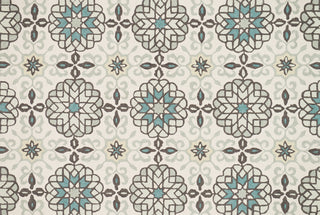 Loloi Francesca FC-31 Ivory/Metal Area Rug aerial 5 x 7-6