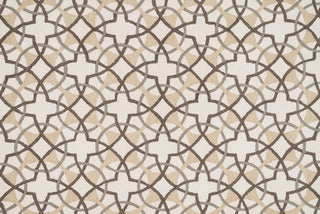 Loloi Francesca FC-42 Ivory / Brown Area Rug aerial 5 x 7-6