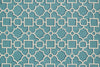 Loloi Francesca FC-48 Aqua / Beige Area Rug aerial 5 x 7-6