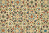 Loloi Francesca FC-55 Green / Spice Area Rug aerial 5 x 7-6