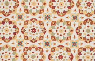 Loloi Francesca FC-55 Ivory / Spice Area Rug aerial 5 x 7-6