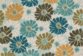 Loloi Gabriella GB-03 Mist Area Rug aerial 5 x 7-6