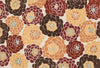 Loloi Gabriella GB-04 Rust / Multi Area Rug aerial 5 x 7-6