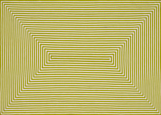 Loloi In/Out IO-01 Lime Area Rug aerial 5 x 7-6