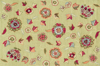 Loloi Juliana JL-02 Green Area Rug aerial 5 x 7-6