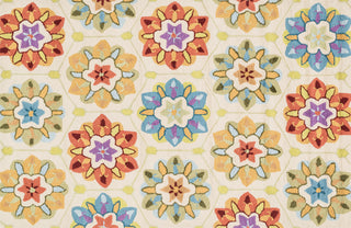 Loloi Juliana JL-13 Ivory / Multi Area Rug aerial 5 x 7-6