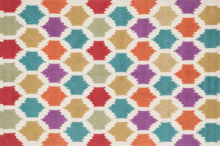 Loloi Juliana JL-27 Rainbow Area Rug aerial 5 x 7-6