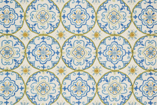 Loloi Juliana JL-30 Ivory / Blue Area Rug aerial 5 x 7-6