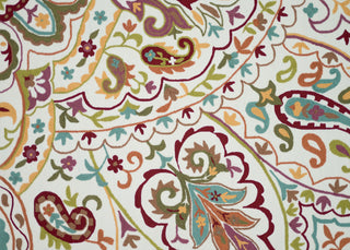 Loloi Juliana JL-32 Ivory Area Rug aerial 5 x 7-6