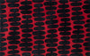 Loloi Nova NV-05 Red / Black Area Rug aerial 5 x 7-6