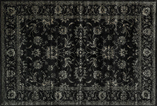 Loloi Nyla NY-14 Black Area Rug aerial 5 x 7-6