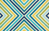 Loloi Palm Springs PM-01 Blue / Green Area Rug by Dann Foley aerial 5 x 7-6