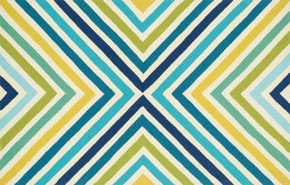 Loloi Palm Springs PM-01 Blue / Green Area Rug by Dann Foley aerial 5 x 7-6