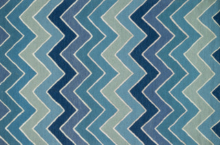 Loloi Panache PC-14 Blue / Multi Area Rug aerial 5 x 7-6