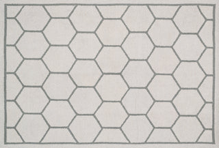 Loloi Stephanie SW-03 Mist / Grey Area Rug aerial 5 x 7-6
