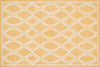 Loloi Stephanie SW-04 Gold / Ivory Area Rug aerial 5 x 7-6
