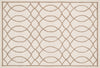 Loloi Stephanie SW-06 Ivory / Taupe Area Rug aerial 5 x 7-6