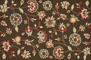 Loloi Summerton SRS02 Brown Area Rug aerial 5 x 7-6