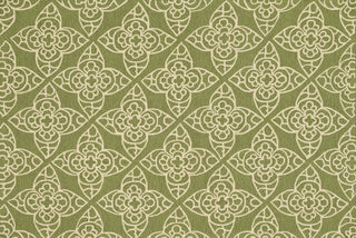 Loloi Summerton SRS05 Green / Ivory Area Rug aerial 5 x 7-6