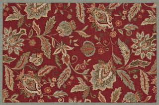 Loloi Summerton SRS07 Red Area Rug aerial 5 x 7-6