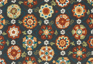 Loloi Summerton SRS19 Coffee / Spice Area Rug aerial 5 x 7-6