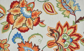 Loloi Summerton SSC06 Ivory / Bright Area Rug aerial 5 x 7-6