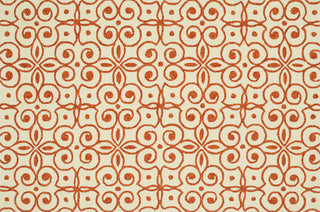 Loloi Ventura HVT07 Ivory / Spice Area Rug aerial 5 x 7-6