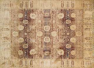 Loloi Anastasia AF-09 Red / Gold Area Rug aerial 7-10 x 10-10