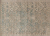 Loloi Century CQ-03 Bluestone Area Rug aerial 7-10 x 10-6