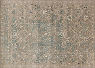 Loloi Century CQ-03 Bluestone Area Rug aerial 7-10 x 10-6