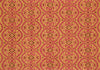 Loloi Milano ML-09 Gold / Berry Area Rug aerial 7-10 x 11