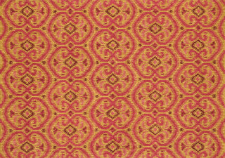 Loloi Milano ML-09 Gold / Berry Area Rug aerial 7-10 x 11