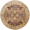 Loloi Anastasia AF-09 Red / Gold Area Rug aerial 7-10 x 7-10 round