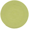 Loloi In/Out IO-01 Lime Area Rug aerial 7-10 x 7-10 round