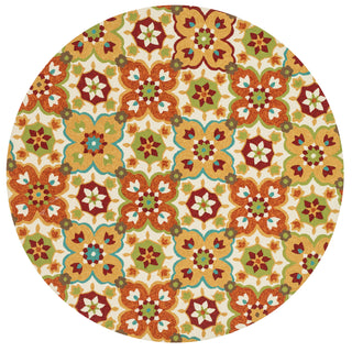 Loloi Ventura HVT02 Multi Area Rug aerial 7-10 x 7-10 round