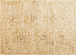 Loloi Nyla NY-22 Light Gold Area Rug aerial 7-6 x 10-5