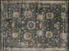 Loloi Nyla NY-25 Charcoal / Beige Area Rug aerial 7-6 x 10-5