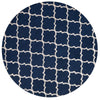 Loloi Panache PC-01 Navy / Silver Area Rug aerial 7-6 x 7-6 round