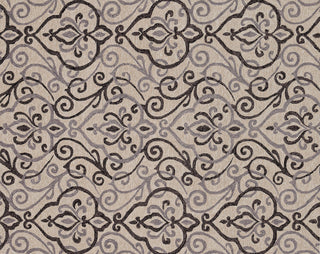 Loloi Francesca FC-18 Ivory / Grey Area Rug aerial 7-6 x 9-6