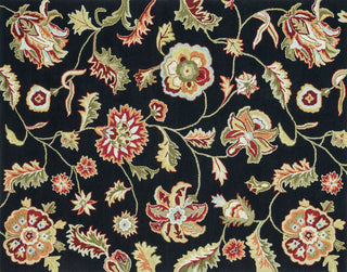 Loloi Juliana JL-06 Black Area Rug aerial 7-6 x 9-6