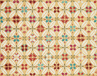 Loloi Juliana JL-25 Buttercup Area Rug aerial 7-6 x 9-6