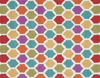 Loloi Juliana JL-27 Rainbow Area Rug aerial 7-6 x 9-6