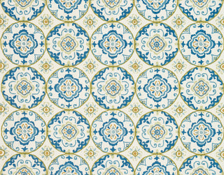 Loloi Juliana JL-30 Ivory / Blue Area Rug aerial 7-6 x 9-6