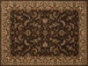 Loloi Stanley ST-03 Chocolate / Beige Area Rug aerial 7-7 x 10-5